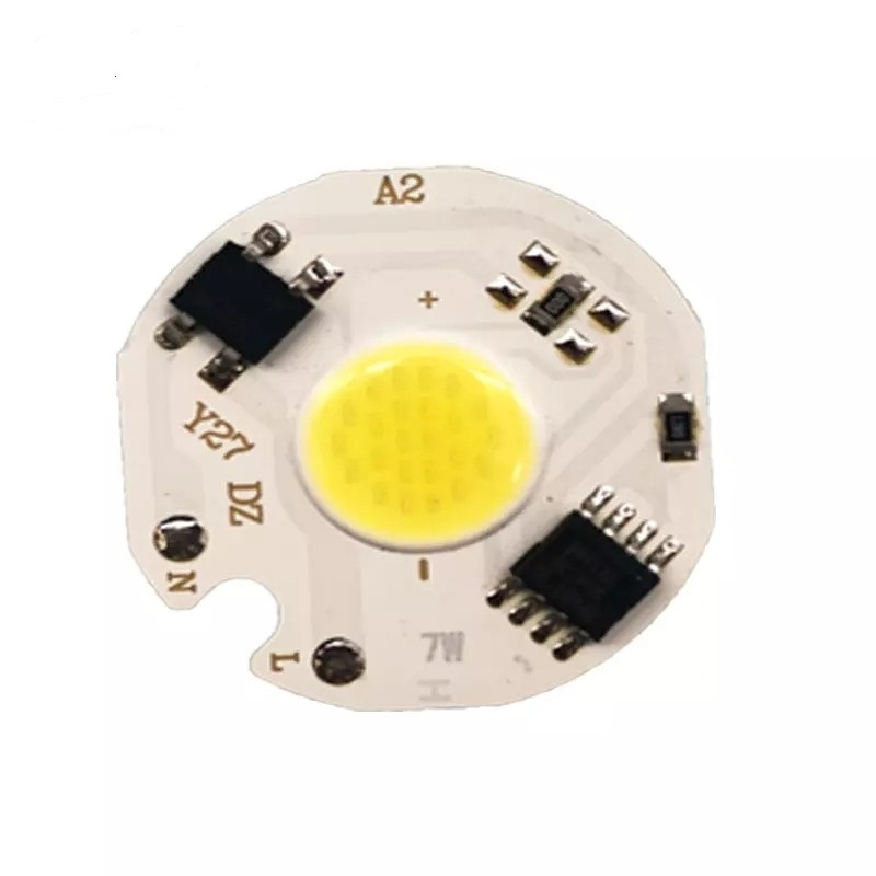 Світлодіодний модуль діод COB матриця LED 7W AC220 V 27 mm, фото 1