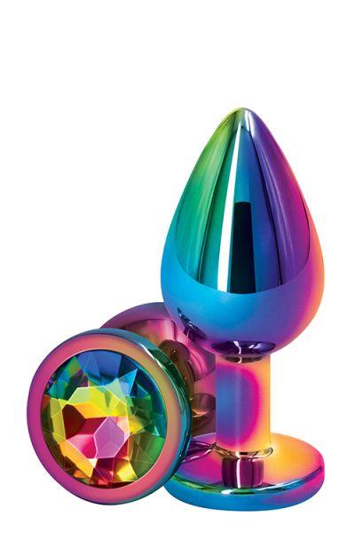 Веселка Anal Plug Задні активи Rainbow, M