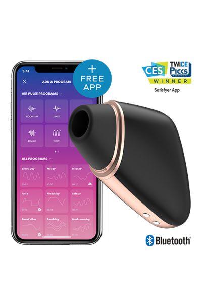Безконтактний стимулятор клітора SATISFYER LOVE TRIANGLE BLACK