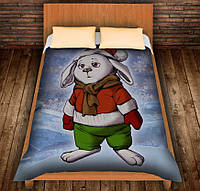 Плед с 3D принтом Волшебный зайчик. 150х200 см.