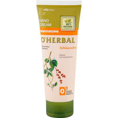 Крем для рук зволожуючий з екстрактом шизандры 75 мл, O Herbal.