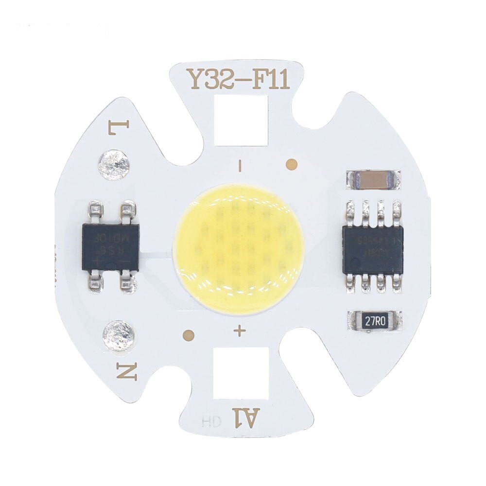 Світлодіодний модуль діод COB матриця LED 3 W AC220 V 32 mm