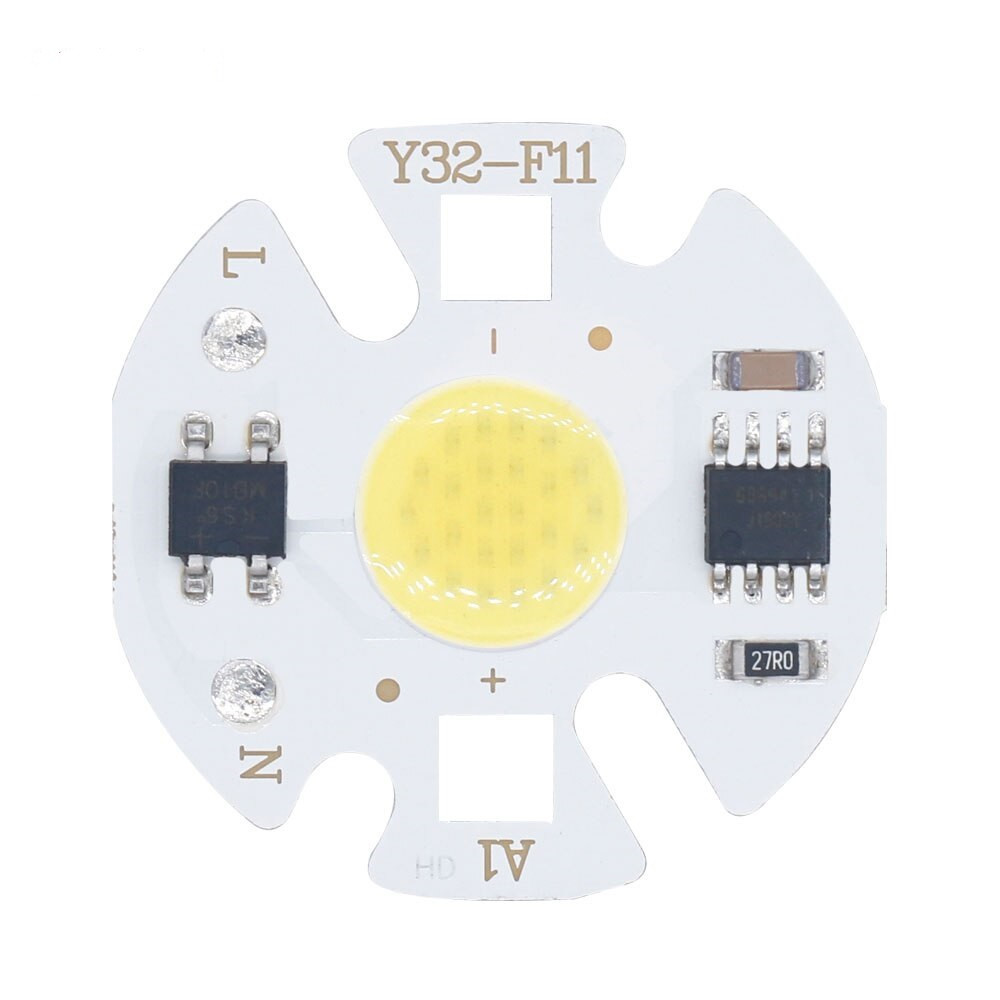 Світлодіодний модуль COB LED 7W AC220V 32 mm