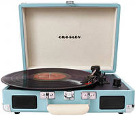 Програвач вінілу Crosley Cruiser Deluxe Turquoise з Bluetooth