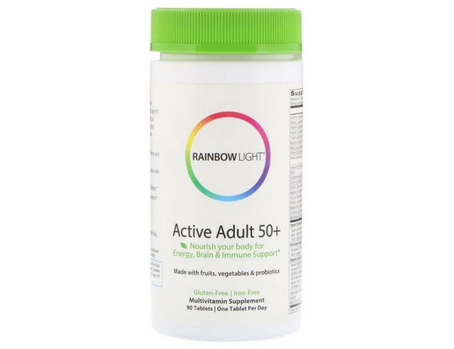 Вітаміни і мінерали Rainbow Light Active Adult 50+ 90 таблеток
