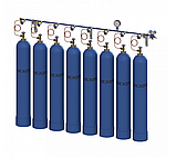 Киснева Рампа на 10 балонів (газова перепускна), фото 3