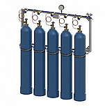 Киснева Рампа на 10 балонів (газова перепускна), фото 2