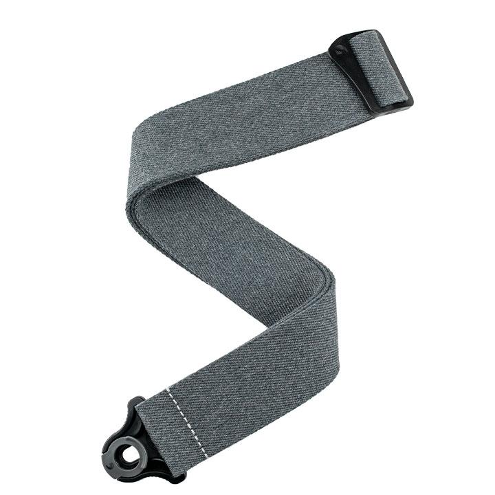 Гітарний ремінь D'ADDARIO 50BAL04 AUTO LOCK GUITAR STRAP (SKATER GREY)
