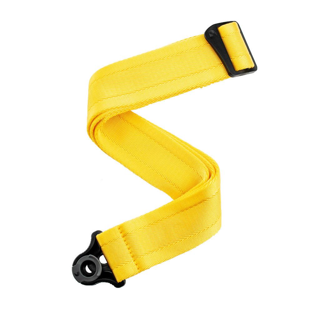 Гітарний ремінь D'ADDARIO 50BAL07 AUTO LOCK GUITAR STRAP (MELLOW YELLOW), фото 1