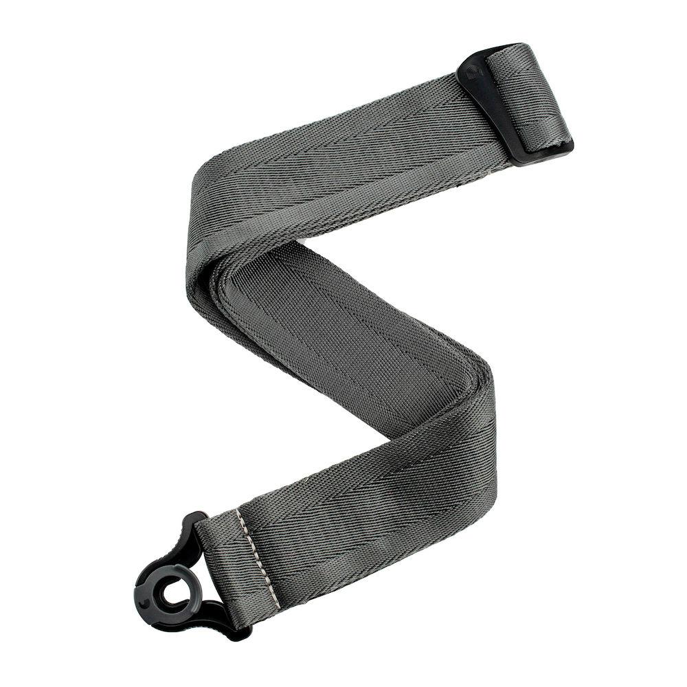 Гітарний ремінь D'ADDARIO 50BAL09 AUTO LOCK GUITAR STRAP (METAL GREY), фото 1