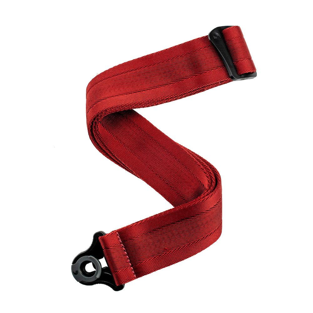 Гітарний ремінь D'ADDARIO 50BAL11 AUTO LOCK GUITAR STRAP (BLOOD RED), фото 1