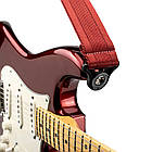 Гітарний ремінь D'ADDARIO 50BAL11 AUTO LOCK GUITAR STRAP (BLOOD RED), фото 3