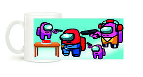 Чашка Амонг Ас Предтель. AMONG US товары. Подарок новинка.