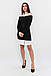 Розмір: S | Комбіноване жіноче плаття, чорний, фото 4