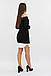 Розмір: S | Комбіноване жіноче плаття, чорний, фото 6