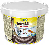 Tetra (Тетра) TetraMin Flakes XL для рыб аквариумных всех видов в хлопьях 10 л / 2,1 кг