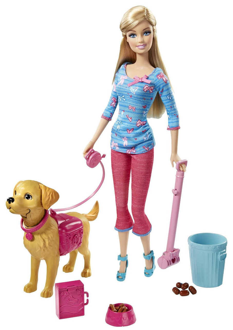 Кукла Барби с собачкой Barbie Potty Training Taffy Barbie Doll and Pet - фото 1 - id-p185545248