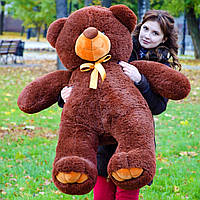 Плюшевый Мишка 1,30 шоколадный, Большой Плюшевый Медведь, Большая Мягкая игрушка Плюшевый Мишка 130 см