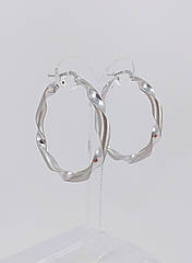 Срібні сережки-кільця (Конго) ORT333-б