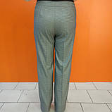 Жіночі сірі брюки класика штани принт, фото 6