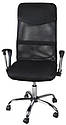 Офісне крісло стілець офісний комп'ютерний Malatec MESH 2727 чорний, фото 3