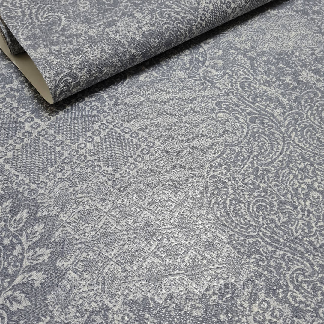 Шпалери Падішах 2 8648-03 вініл гарячого тиснення шовкографія 15 м ширина 1.06 м=5 смуг по 3 м кожна, фото 1