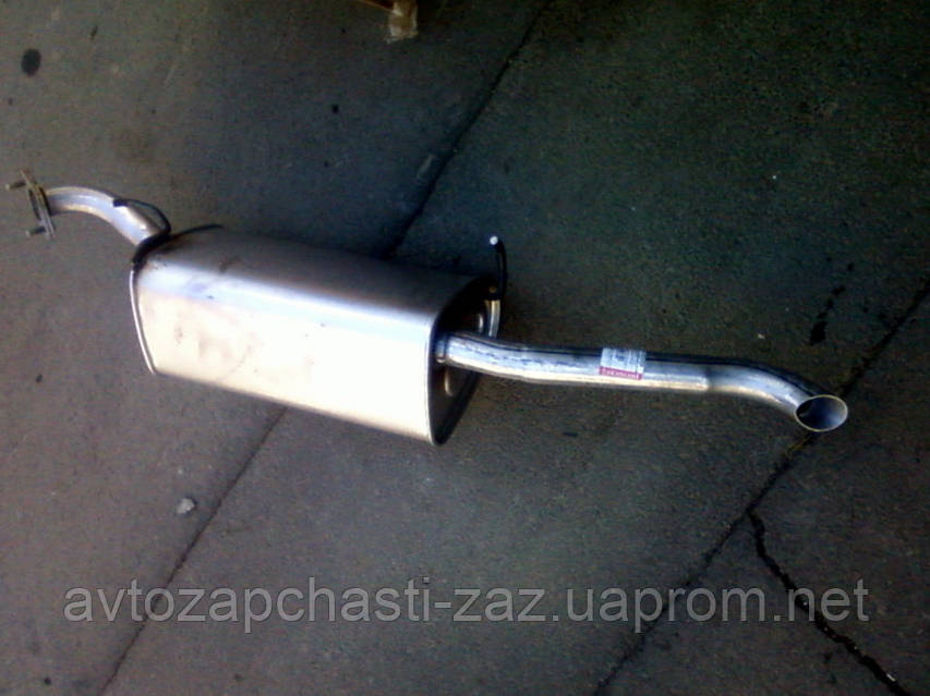 Глушитель основной ЗАЗ Вида седан. Задняя бочка глушителя