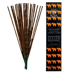Аромапалиці Сандал (Sensual Sandalwood Incense Sticks, Spa Ceylon), 30 штук