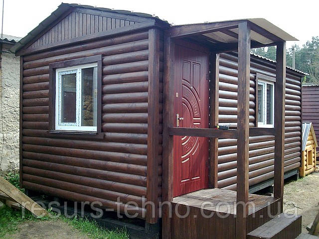 Модульний будиночок 6 м х 3 м.Блокхаус