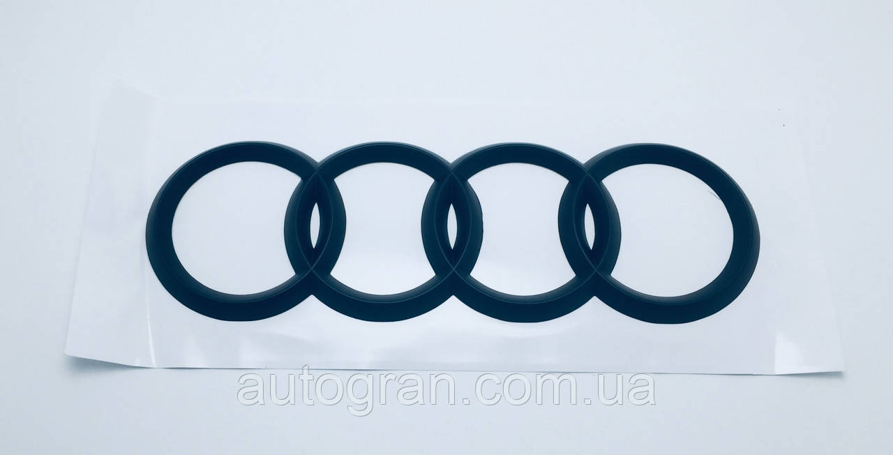 Емблема багажника кільця Audi A3 чорна
