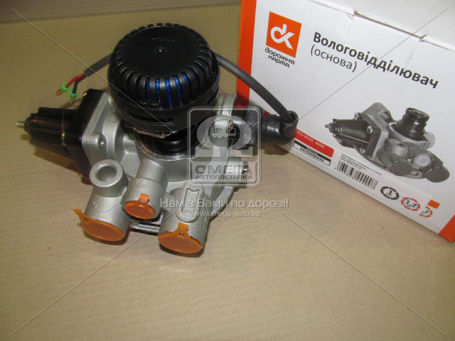 44180082 Кран Вологовіддільника основа МАЗ, КАМАЗ, MB, MAN, IVECO, DAF 4 виходи (без фільтра), фото 1