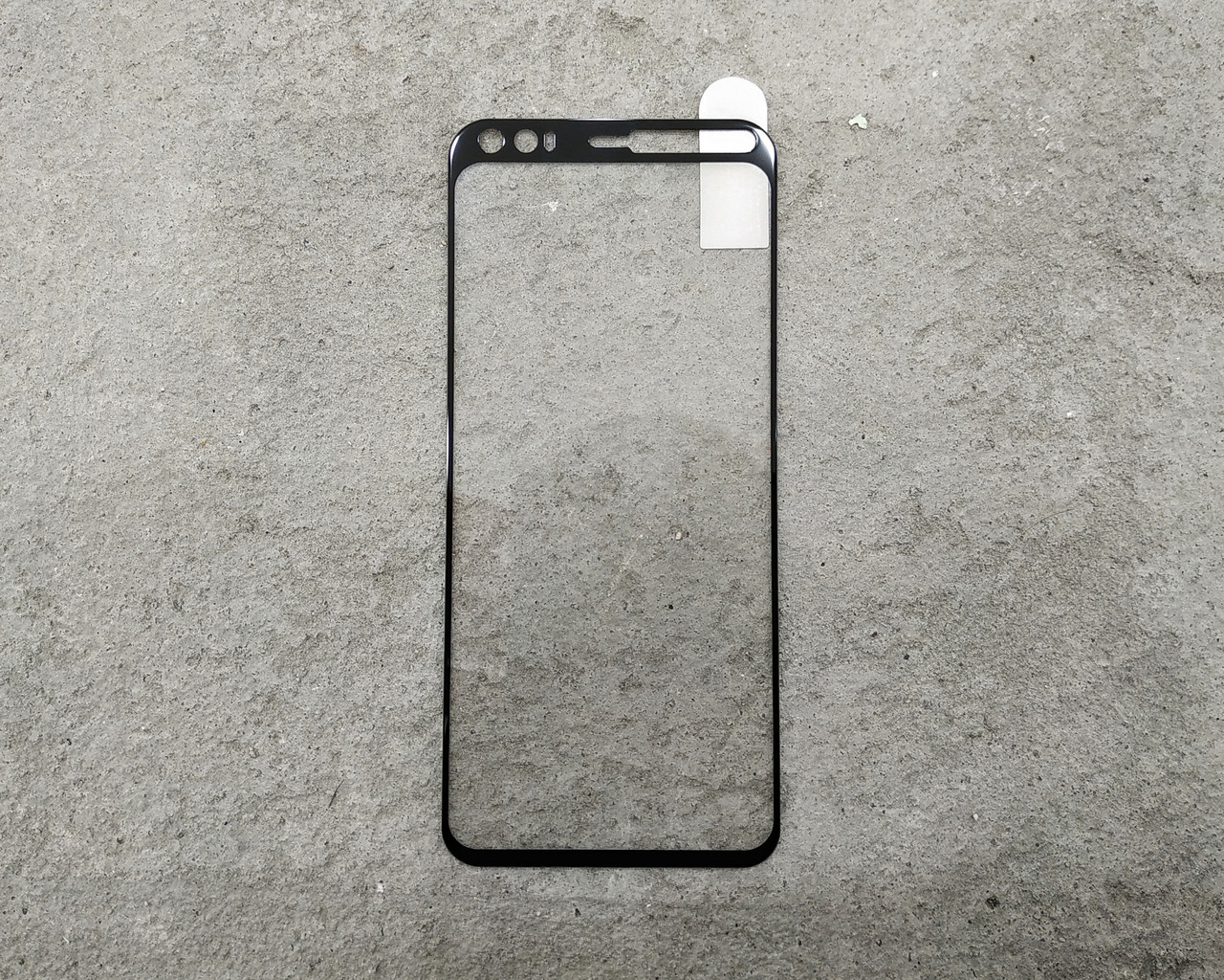 9H захисне скло 5D для Google Pixel 4 XL чорне на весь екран з повною проклейкою
