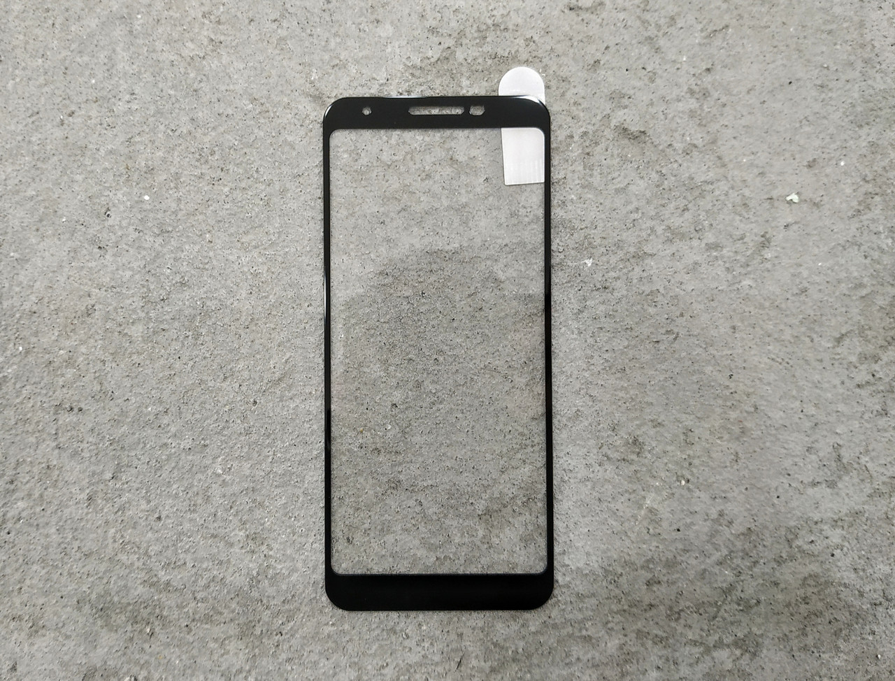 9H захисне скло 5D для Google Pixel 3a чорне на весь екран із повним проклеюванням