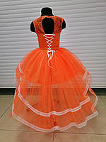Красивый костюм лисички оранжевое платье Лисичка Белочка Мандаринка Апельсинка