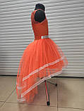Гарний костюм лисички помаранчеве плаття Лисичка Білочка Мандаринка Апельсинка, фото 8