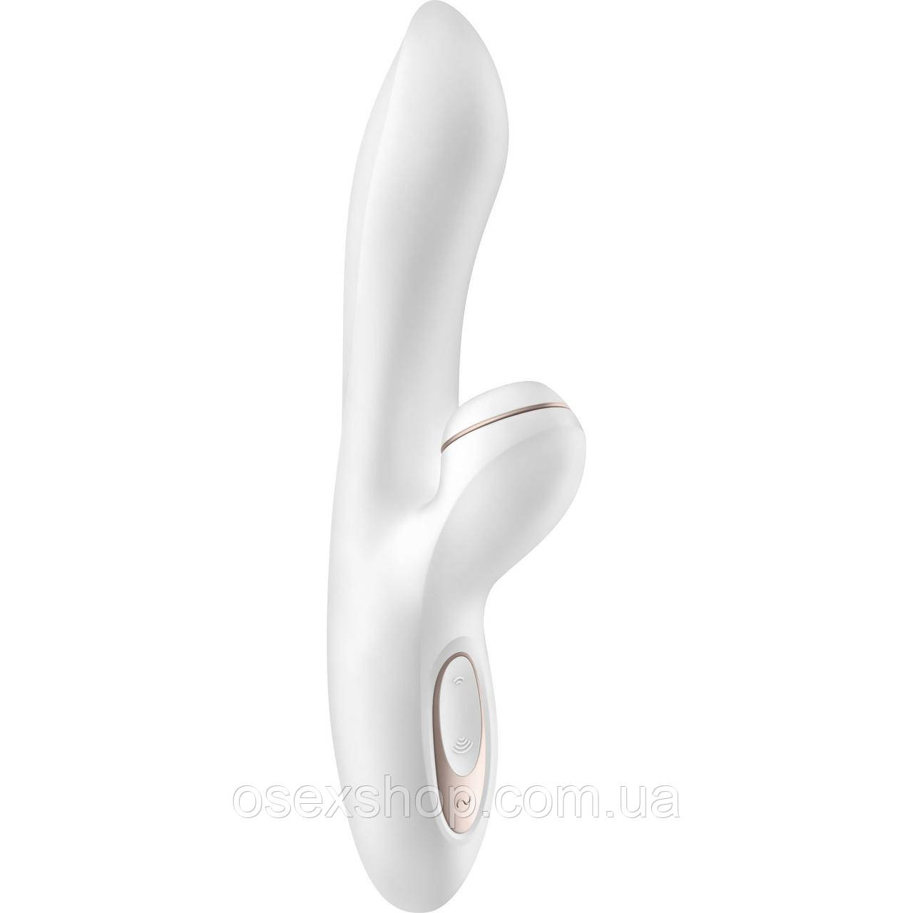 Вакуумний вібратор-кролик Satisfyer Pro Plus G-Spot Rabbit, перший кролик із вакуумом і вібрацією, фото 1
