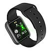 Фітнес-браслет Smart Watch T80S, два браслети, тиск, пульсометр, температура тіла, black, фото 5