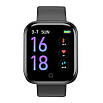 Фітнес-браслет Smart Watch T80S, два браслети, тиск, пульсометр, температура тіла, black, фото 6