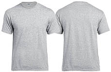 Футболка Gildan світло-сіра