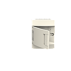Розподільний щиток внутрішній з білими дверцятами, 4 мод. ABB Mistral41, фото 3