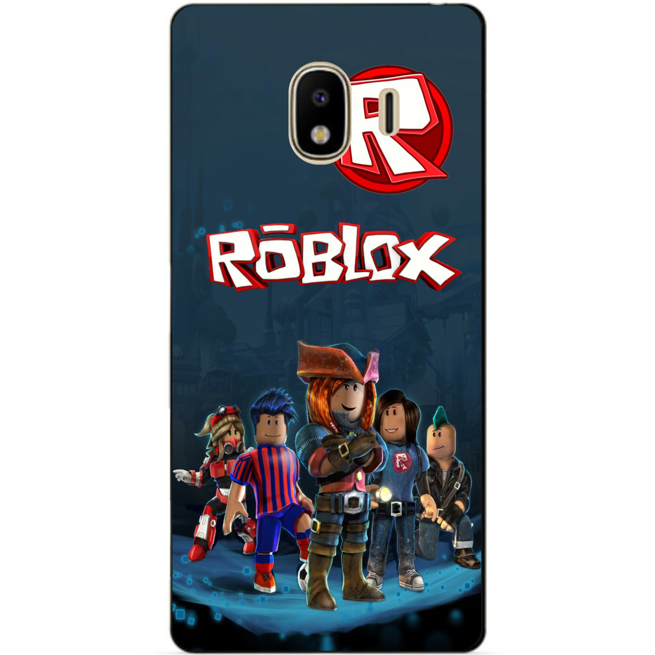 Силіконовий бампер чохол для Samsung J2 2018 Galaxy J250 з малюнком Roblox