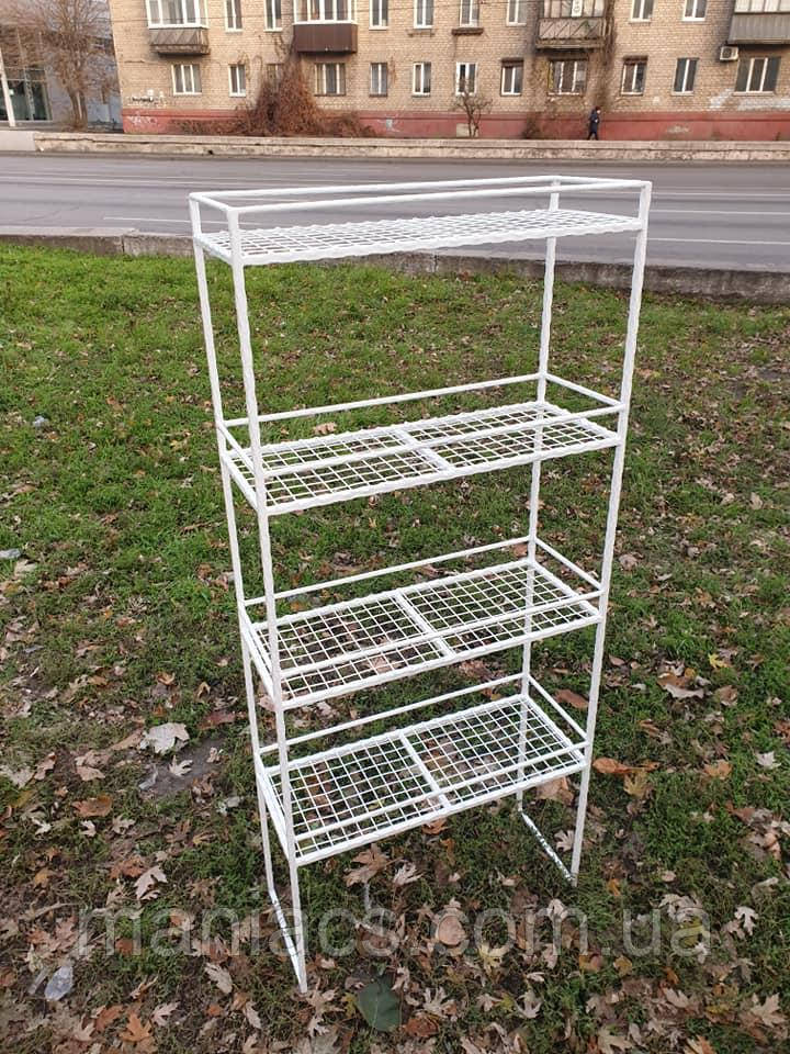 Стелаж віконний-4, підставка для квітів, фото 1