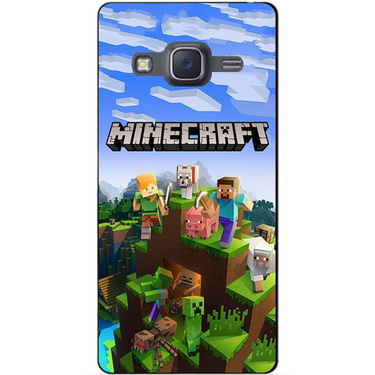 Силіконовий бампер чохол для Samsung J7 2015 Galaxy J700 малюнком Fortnite