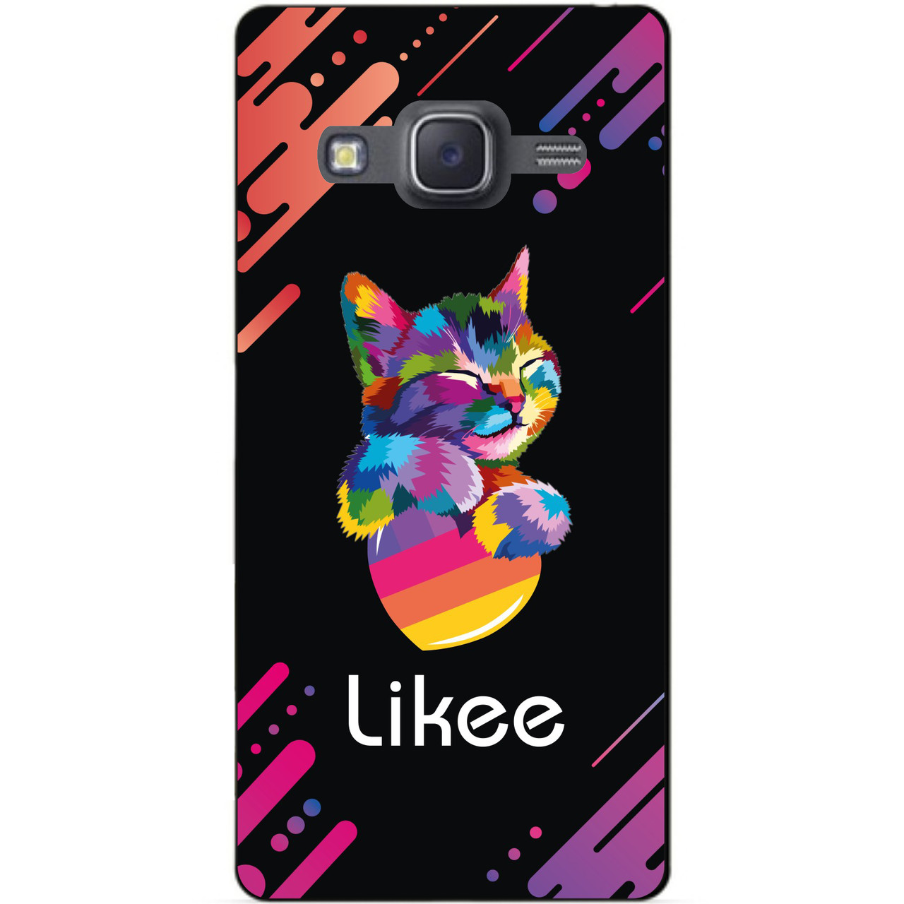 Силіконовий бампер чохол для Samsung J7 Neo з малюнком Likee