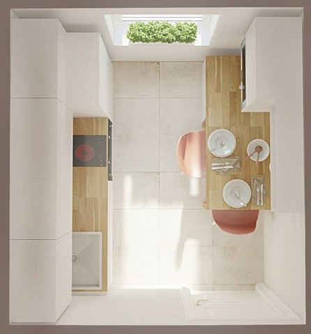 5 грамотних варіантів планування маленької кухні