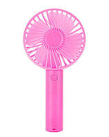 Портативный ручной вентилятор NBZ Handy Mini Fan на аккумуляторе Pink