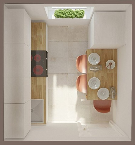 5 грамотних варіантів планування маленької кухні