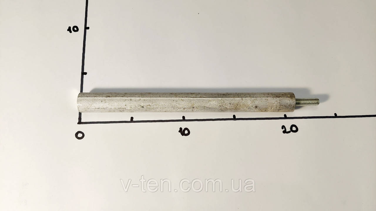 Магнієвий анод Ø19 / 200 м8 / 25 Kawai
