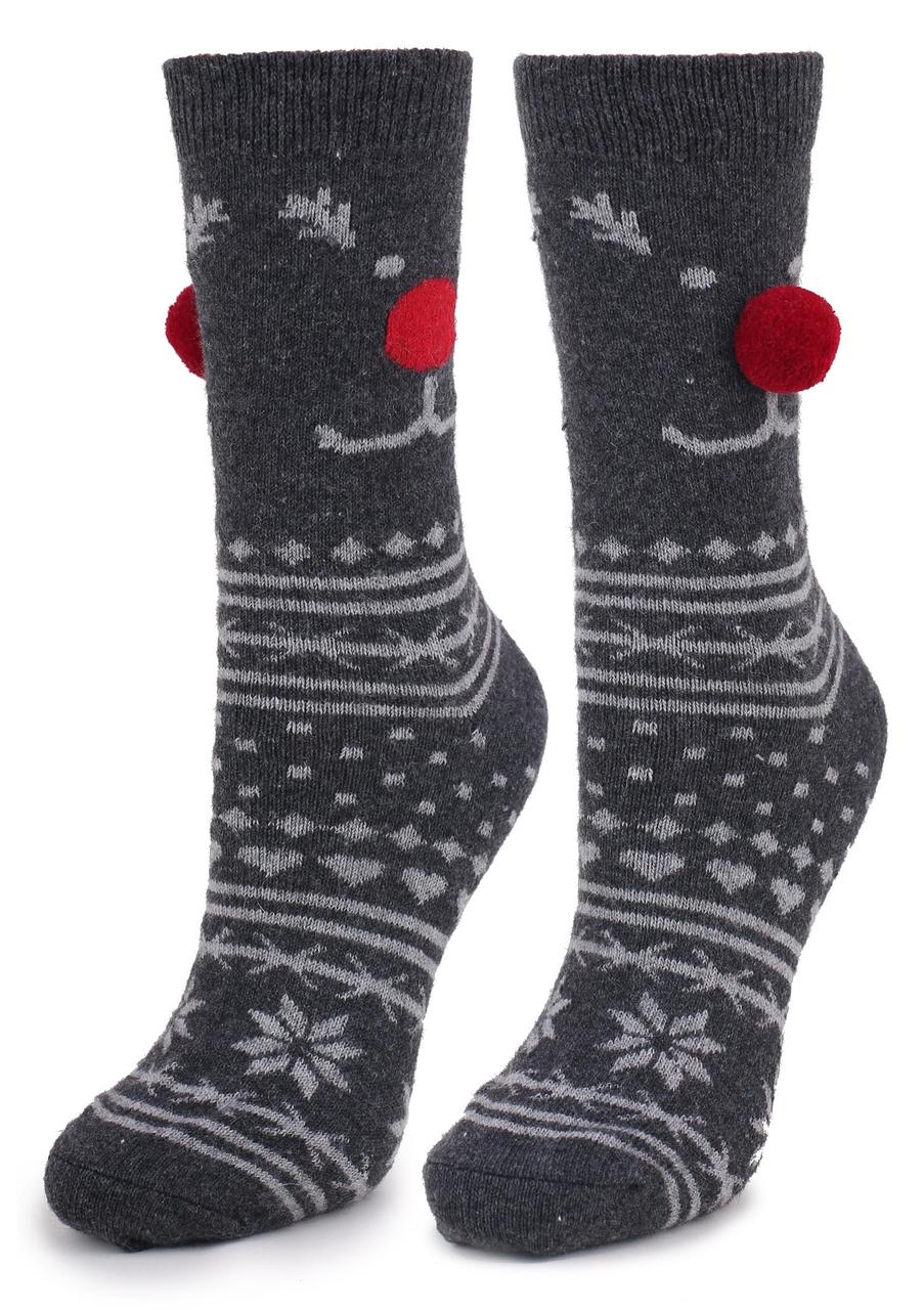 Шкарпетки новорічні зимові Олені (у кольорах)