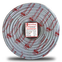 Телевізійний (коаксіальний) кабель RG-6U CCS 1,02 Cu гермет. фольга білий ПВХ